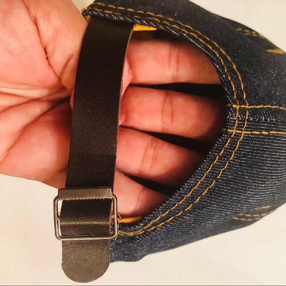 New Distressed Denim Bling Hat - Picture 3 of 3